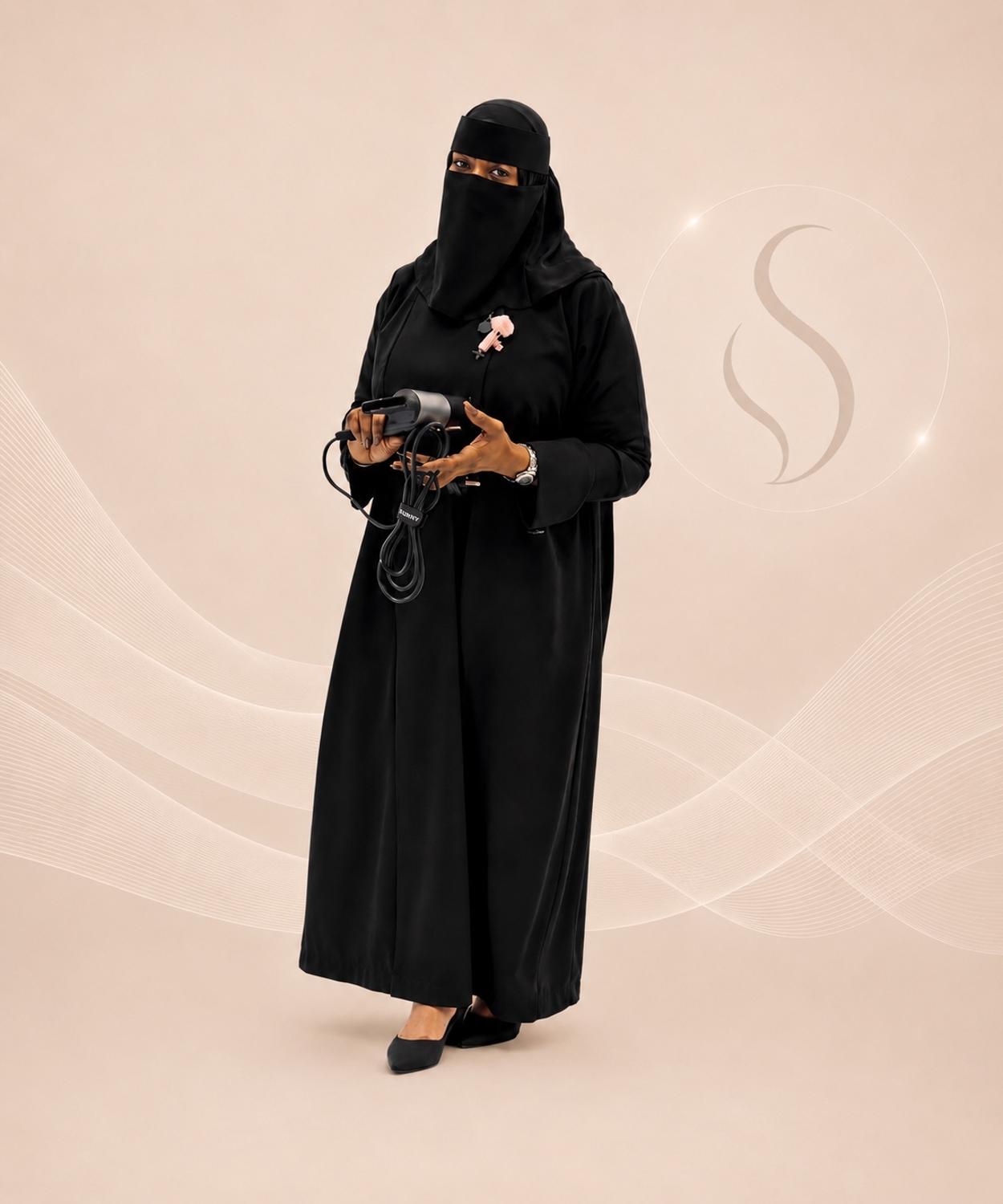 Saadoush Al Gadie in the studio, Jeddah
